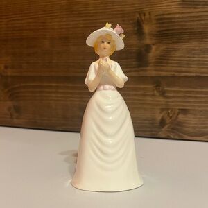 Vintage Lady in Gown Bell